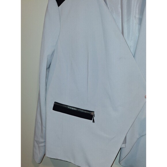 Nine West Two Tone Plus Size Open Blazer Grey And Black | Size 20W - Picture 3 of 12